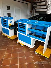 Scaffalatura allestimento furgone scaffale