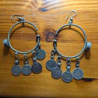 orecchini vintage artigianato Nepal