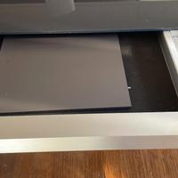 Tavolo allungabile in vetro antracite