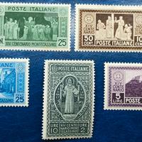 REGNO 1929 14º centenario abbazia Montecassino