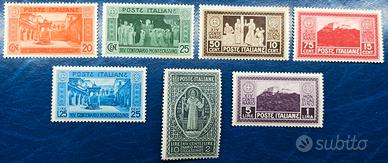 REGNO 1929 14º centenario abbazia Montecassino