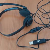 Cuffie Sennheiser PC 8 USB pc gaming videocall