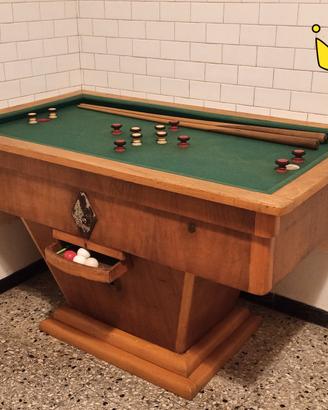 piccolo biliardo vintage sala giochi funghetto