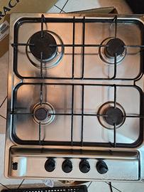 Piano cottura a gas 4 fuochi 