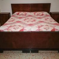 Camera da letto vintage anni 20 in radica di noce