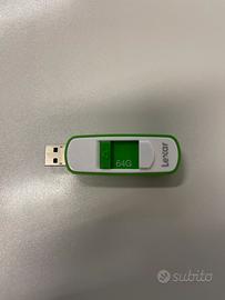 Chiavetta pendrive usb 3.0 da 64 gb lexar