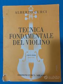 Libro tecnica fondamentale del violino “curci”