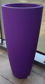 Vaso in resina tondo h 90 cm