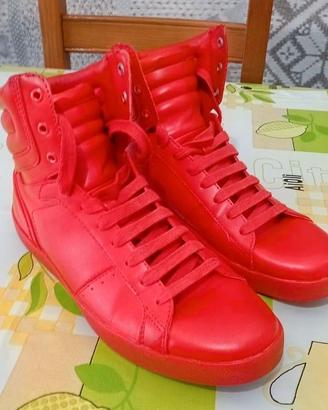 Scarpe Zara High Tops Taglia. 42 (Rosso)