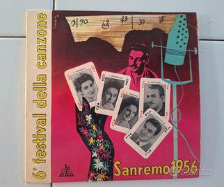 Rarissimo vinile 45 giri vintage "Sanremo 1956"
