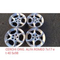 CERCHI IN LEGA ALFA ROMEO 7x17