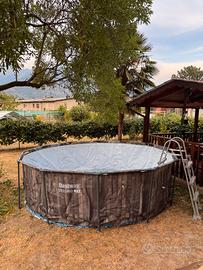 Piscina bestway 366 x100 marrone