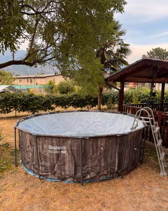 Piscina bestway 366 x100 marrone