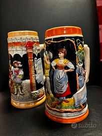 Due boccali decorati