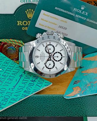 ROLEX DAYTONA 16520 SER A 1999 FULL SET + SERVICE