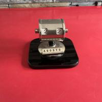 Calendario datario da scrivania antico