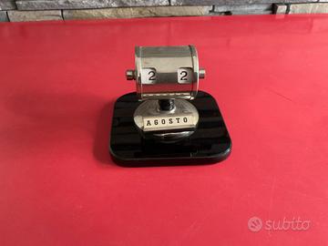 Calendario datario da scrivania antico