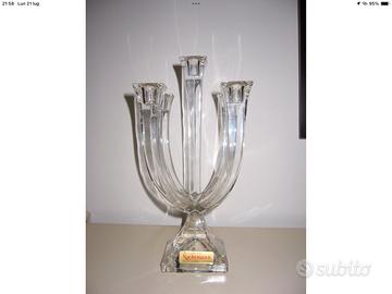 Candeliere in cristallo 5 fuochi