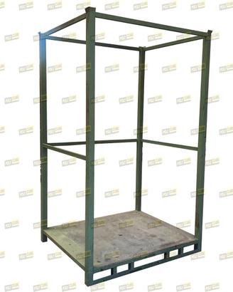 pedane o scaffalature mobili in acciaio