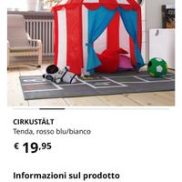 Tenda gioco ikea