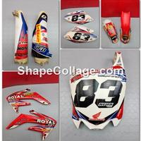 KIT PLASTICHE HONDA CRF 250 2006 2007 CRE CR F 200