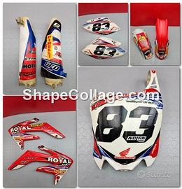 KIT PLASTICHE HONDA CRF 250 2006 2007 CRE CR F 200