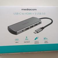 USB-C TO HDMI - TYPE C - USB 3.0 E POWER DELIVERY