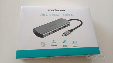 USB-C TO HDMI - TYPE C - USB 3.0 E POWER DELIVERY
