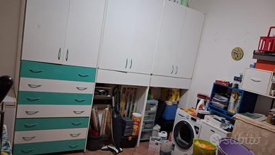 Cameretta armadio ponte letto