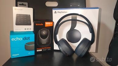 Bundle Elettronica|Cuffie-Echodot-Telecamera-NPad