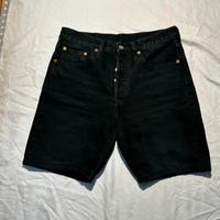 Levi’s 501 corti neri -W28 L28 -Taglia s