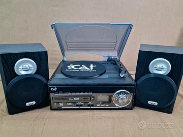 Giradischi Doctor Sound Stereo Vinile CD Cassette