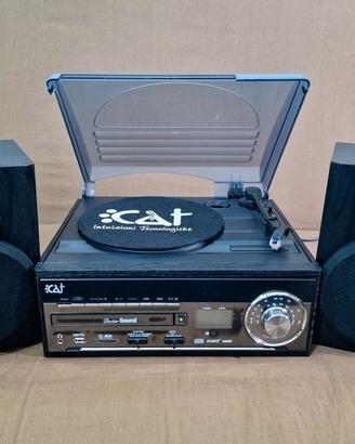  Giradischi Doctor Sound Stereo Vinile CD Cassette