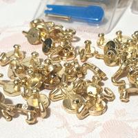 SET 50 Ganci da parete per quadri poster blitz oro