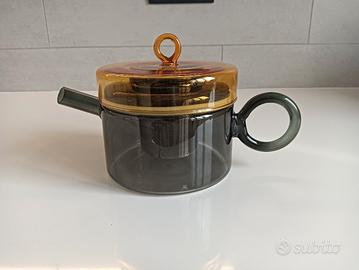teiera vetro borosilicato design