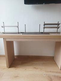 binario pensili cucina acciaio