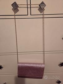 Pochette elegante glitterata