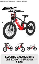 bici elettrica per bambini