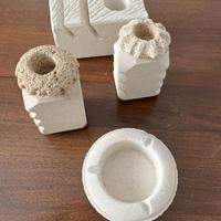 Set scrivania pietra leccese bianco (trattabile)