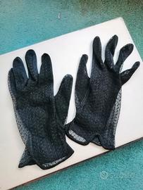 Guanti estivi neri da cerimonia