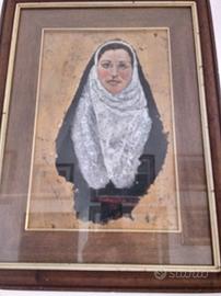 Donna in abito sardo