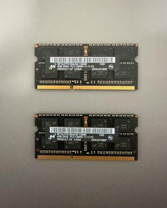 Kit 8GB DDR3 SODIMM Apple iMac MacBook Pro