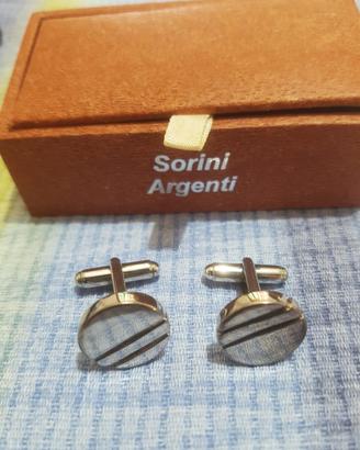 Gemelli per camicia argento