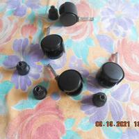 4 rotelline di plastica complete per mobili