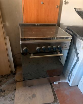 Cucina gas glem 4 fuochi forno gas o elettrico