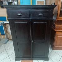 armadio 2 ante in legno massello di castagno