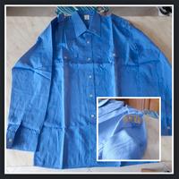 Camicia da lavoro Enel anni 70 taglia unica Frassi