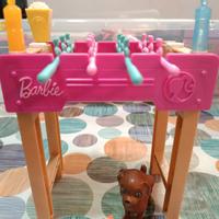 Barbie playset biliardino