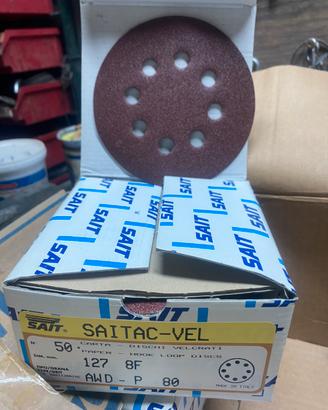 Dischi carta velcrati 80/127