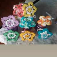 bomboniera fiore uncinetto 